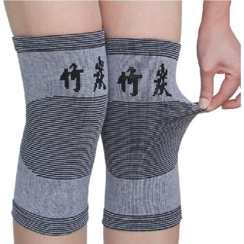 Elastic breathable Men Sports Knee Protector Knee Pads basketball Guard Pads Patella Safety Support Brace Protection Sportswear