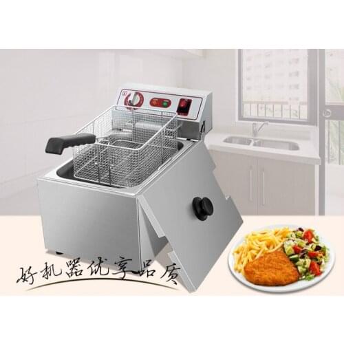 Electric Deep Fryers Electric blast furnace commercial oil frying pan thickened with 17L electric fryer Fried NEW