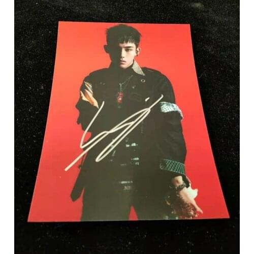 Hand signed WayV WINWIN autographed photo TAKE OVER THE MOON 5*7 K-POP 032021