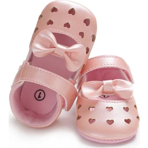 Toddler Girl Newborn Infant Baby Girls Crib Kid Shoes Soft Sole Anti-slip Sneakers Bowknot Lassie Booties for Newborns