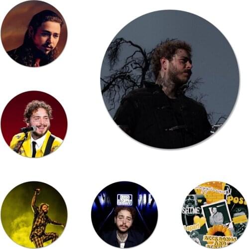 Post malone Icons Pins Badge Decoration Brooches Metal Badges For Backpack Decoration