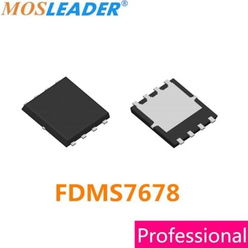 Mosleader FDMS7678 DFN5X6 100PCS QFN8 30V 26A High quality