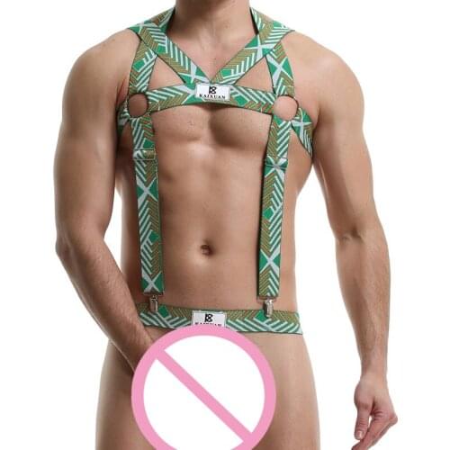 Mens Underwear Jockstrap Mankini Lingerie Erotic Cockring Ring Suspender Jumpsuits Singlet Chest Harness Bodysuits Undershirts