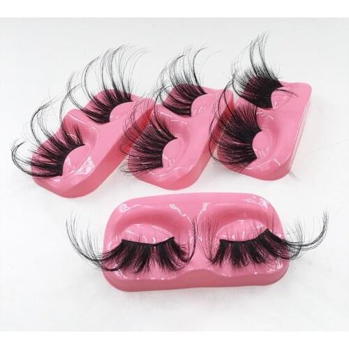 1Pair 100% Mink 3D False Eyelashes 70mm Super Long Dramatic Full Strip Lashes