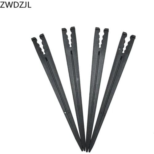 Irrigation Garden hose holder 4/7mm 1/8 nozzle stems holder 1/4 3/5mm Spike plastic Garden irrigation system hose adapter 100pcs