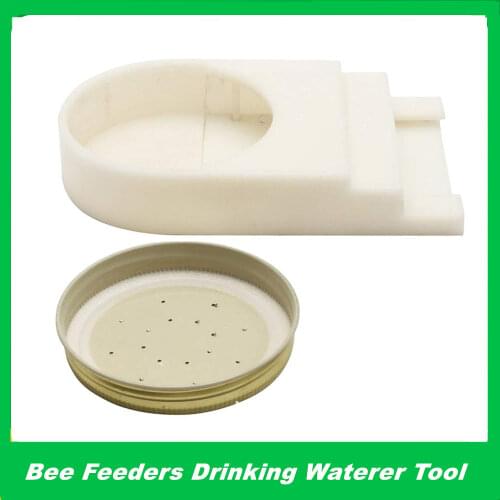 1 pcs Board Feeder Bee Drinker Beehive Entrance Water Feeder Beekeeping Tools Cap Water Drink Feeding Beekeeper Equipment