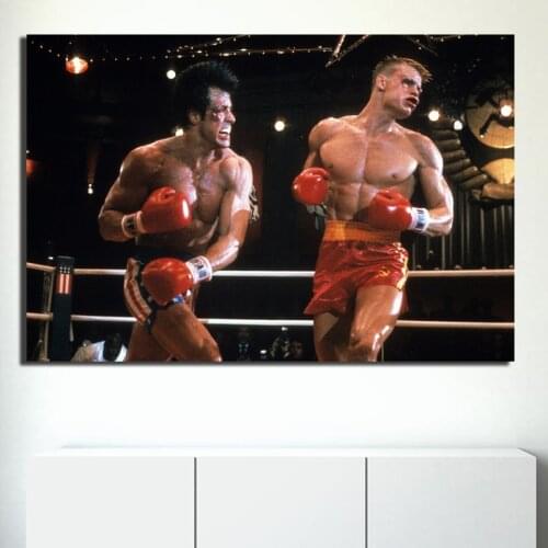 Rocky Boxing Poster Canvas Painting Print Living Room Home Decor Modern Wall Art Oil Painting HD