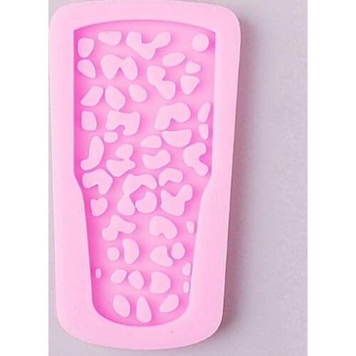 DIY Leopard Print Silicone Epoxy Mold DIY Keychain Pendant Jewelry Crafting Mould for Valentine Love Gift Craft resin molds jewe