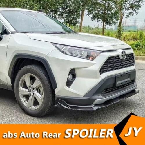 For TOYOTA Rav4 Body kit spoiler 2020-2021 Rav4 ABS Rear lip rear spoiler front Bumper Diffuser Bumpers Protector