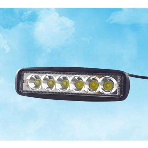 18W LED Light Bar LED Work Light Spot Fog Light Off Road Lights Driving Light Boat Light for SUV ATV Car Truck Cart