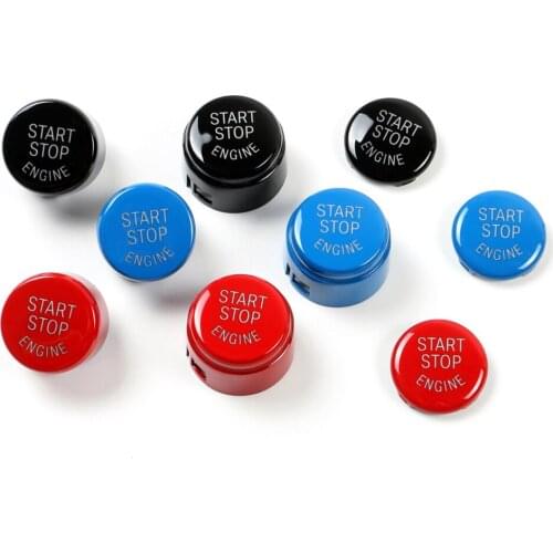 Universal 2018 Car Styling Car Engine Button Cover For BMW E Chassis for BMW X6 E72 (2010-2015) with Sticky Clay Blue/Red/Black