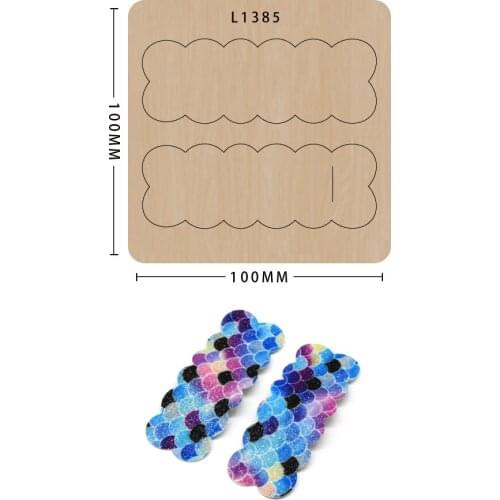 Hair Clip Cutting Dies Diy Craft Leather Mold Suitable For Common Sizzix Machines On The Market