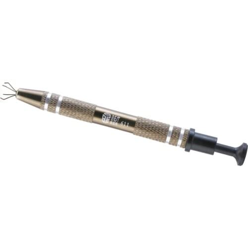 1pcs Precision Parts Grabber IC Chip Components Catcher Clamping Clip Pick Up Tools Four Claw Hold Tightly Hand Tools