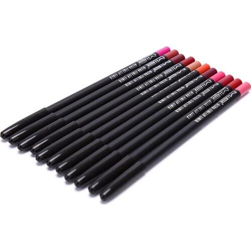 1Pc Lip Pencils Matte Lipliner Waterproof Smooth Lipstick Pen Long Lasting Pigments Charming Lips Makeup 10 Colors