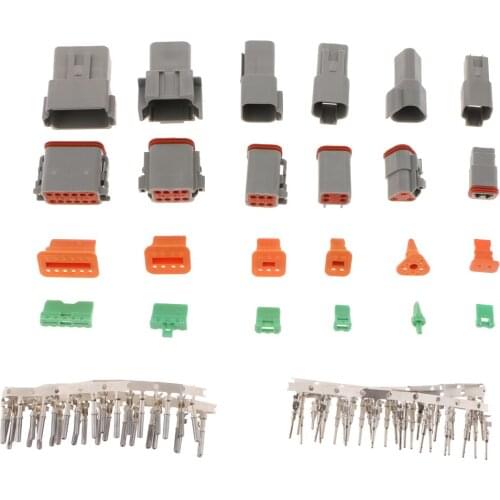 12 Pair 2/3/4/6/8/12 Pin Plug Terminal Connector (2 of each) 1.6mm