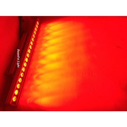 8pieces professional led stage lighting 18x15w led wall washer dmx rgbwa 5in1 dmx bar rgbwa wall wash led