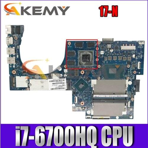 829068-601 For HP Pavilion 17-N i7-6700HQ Notebook motherboard LA-C991P SR2FQ N16P-GT-A2 DDR3 Mainboard full test 100% work
