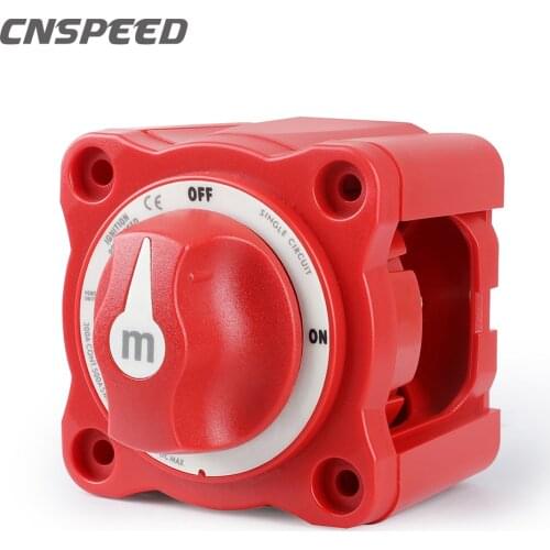 Car Auto RV Marine Boat 12V-48V 100A-300A Single Circuit Battery Selector Isolator Disconnect Rotary Switch Cut