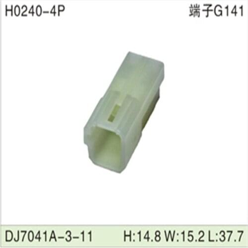 Free shipping 500pcs DJ7041A-3-11 4Pin 3mm AMP Car Electrical Wire Connectors for VW,BMW,Audi,Toyota,NISSAN AND other