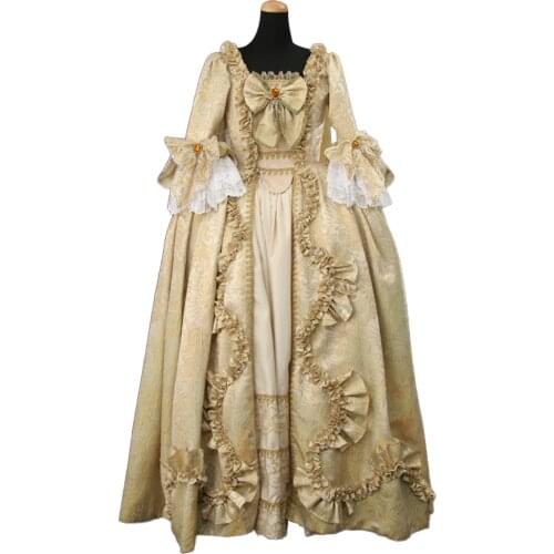 Cosplaydiy Princess Queeen GOWN England Court Party Carnival Dress Girls Women Dress Marie Antoinette Rococo Evening Party Dress