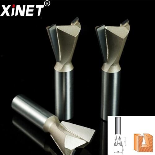 Woodworking swallow-tail knife edge Xun knife groove milling cutter mortise groove milling cutter carving cutter