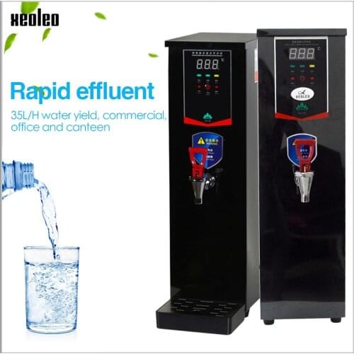 Xeoleo 10L Hot Water dispenser Commercial Hot Water machine 35L/H Stainless steel Water boiler for bubble tea shop 2500W