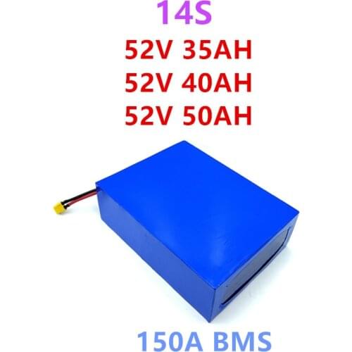 14S 52v 40Ah 50Ah li-ion battery electric surfboard jet board life foil efoil hydrofoil fliteboard 52v 6kw 5kw motor 150A BMS
