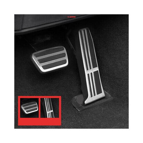 Fuel Gas Brake Footrest Pedal Cover 2pcs For Toyota Avalon 2019 - 2020