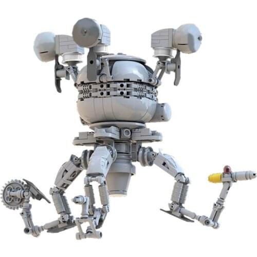 MOC Creatives Robot MR.Handy Game Characters Bricks High-tech Radiation Refuge Model Building Block DIY Toys For Children 337pcs