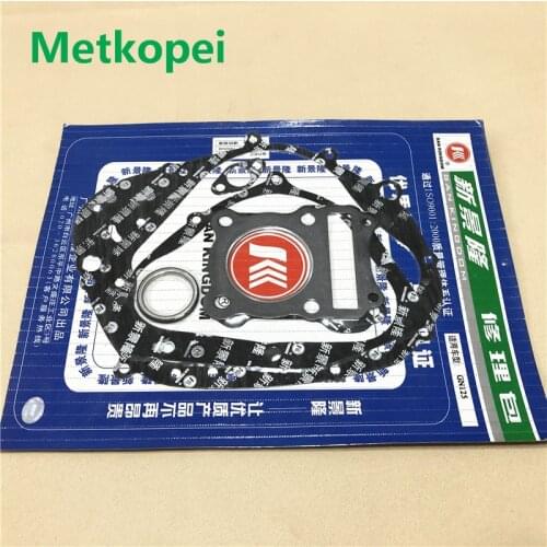 Motorcycle GN125 Full Washer Complete Gasket Includes Cylinder Gasket and Engine Gasket for Suzuki 125cc GN 125 seal parts