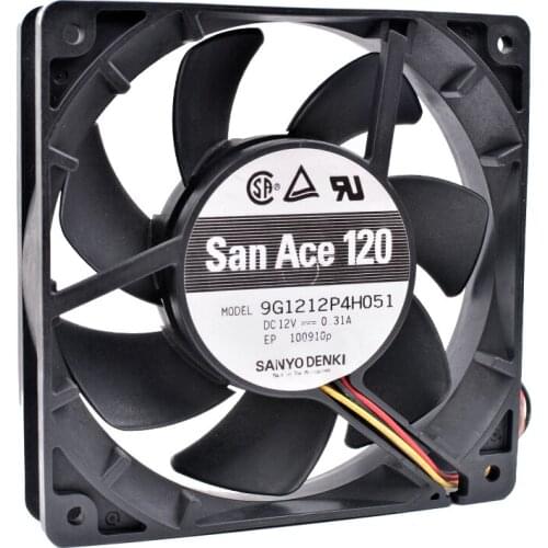 COOLING REVOLUTION 9G1212P4H051 12cm 12025 120mm fan 12V 0.31A 4pin PWM Computer CPU Chassis Cooling Fan