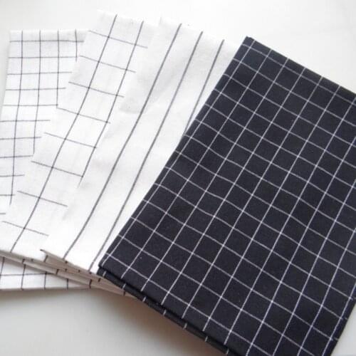 40x60cm Stripe Plaid Table Napkins Dinner Mat Cotton Napkin Wedding Dessert Tea Towel Kitchen Dishcloth Placemats