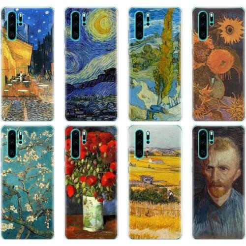 Silicon phone cover case for huawei P30 PRO LITE P SMART 2019 plus p smart Z p20 lite 2019 coque Renaissance Van Gogh painting