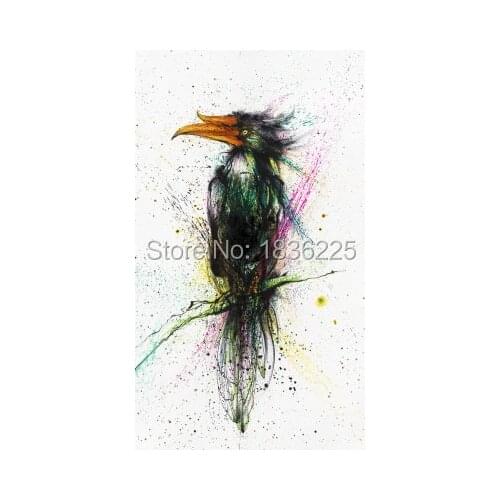 Modern 100% Hand-painted Birds Oil Painting on Canvas WalI Art for Living Room Bedroom Office Decoration