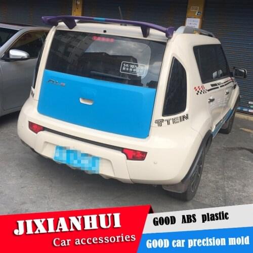 For Soul Spoiler 2011-2015 Kia soul WXK Spoiler ABS plastic Material Car Rear Wing Color Rear Spoiler
