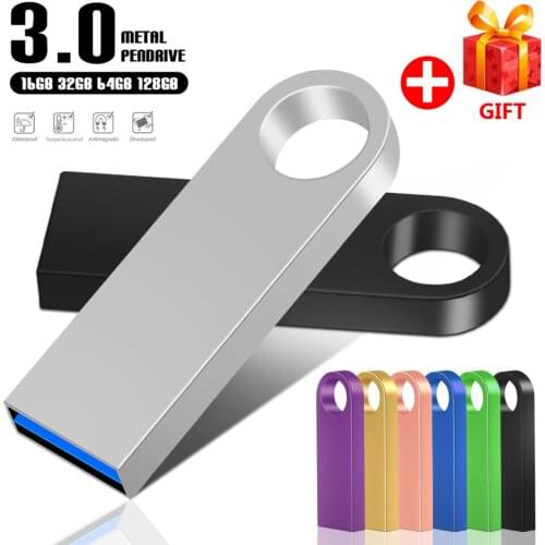 Hight speed USB 3.0 Flash Drive High Speed Pen Drive 16GB 32GB 64GB USB Stick 3.0 Memory Stick 128GB Pendrive with Key Chain
