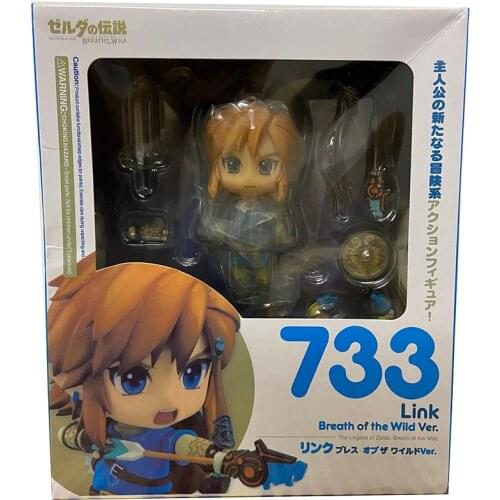 Zelda Breath of the Wild 733 Ver Edition Deluxe Version Action Figure Zelda Figure Link Toy Doll Cute Gift For Christma 10CM