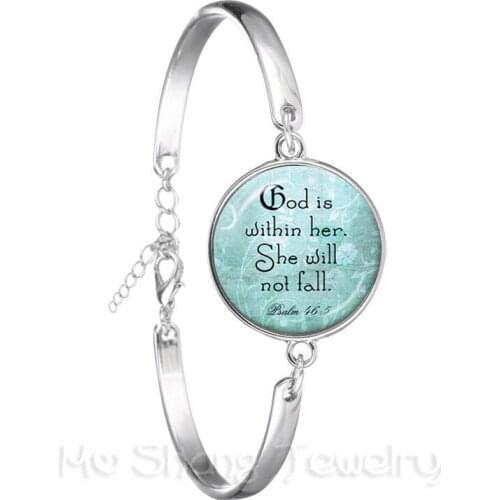 """Animals Are My Friends, And I Don't Eat My Friends""Jesus Glass Cabochon Bible Bracelet Gift For Vegan FriendsS piritual Bang