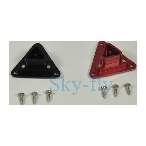 1pcs Aluminum Plating Triangle Petrol Fuel Dot For RC Airplane Red / Black Miracle