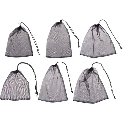 2020 New 1pc Bags Aquarium Filter Bag Fish Tank Mesh Bag Net Pond Bio Ball Active Carbon Isolation Storage