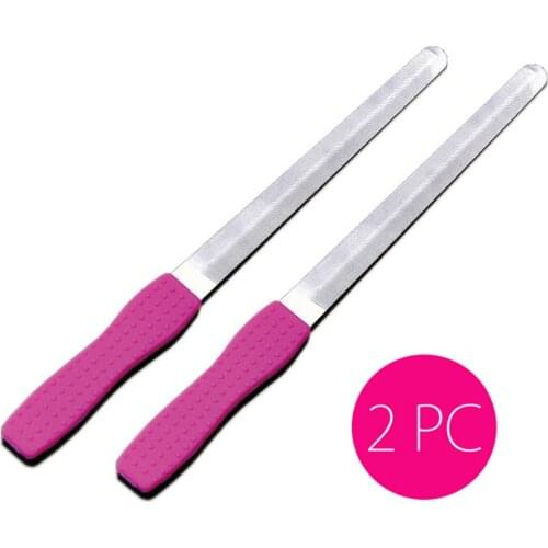 Professional Double Sided Nail File Buffer Metal Nail File For Manicure Pedicure Podiatry Color Random Women Beauty Nail Tools