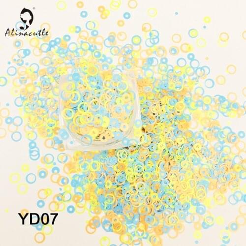 15g Mixed Size Color Circle Sequins For Nail Arts Handmade Card Cloth Handmade Craft Accessories DIY Sequins