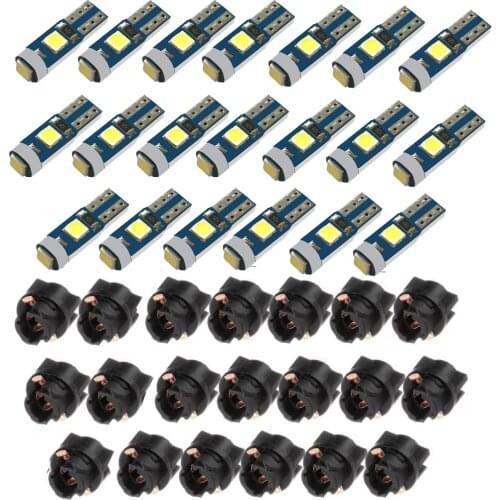 74 Led Bulb Dash Lights Super Bright T5 2721 37 70 286 Wedge PC74 Twist Socket Automotive Instrument Panel Gauge Light Kits