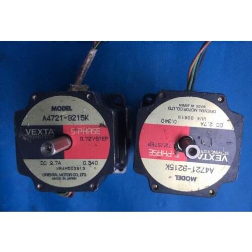 A4721-9215K stepper motor , used one, 85% appearance new , good working , free shipping