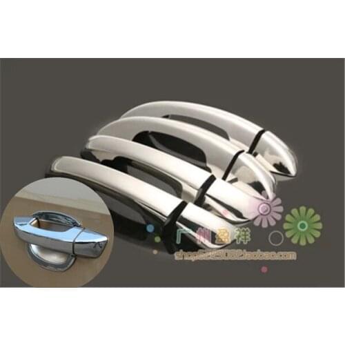 FUNDUOO For Volkswagen VW Sharan 2012 2013 2014 2015 2016 ABS chrome door handle covers auto accessories 8 pcs