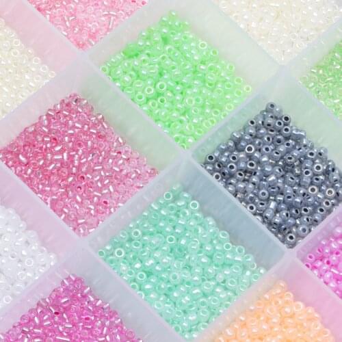 Supplies For 2/3/4mm Pony Beads Jewelry Charm Czech Glass Seed Beads For Handmade Earring Bracelet Jewelry Making