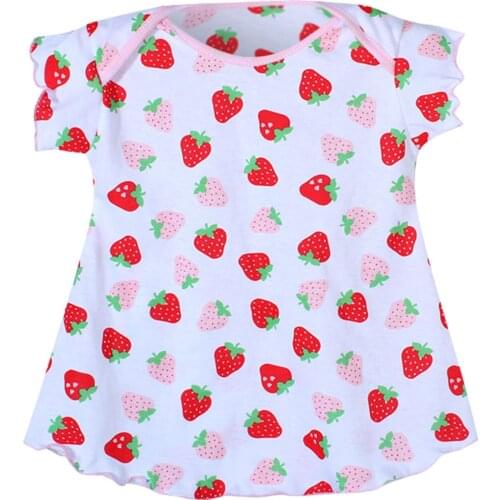 Childrens Clothing Baby Girl Clothes Summer for Girls Dress Cherry Dot Ruched Print Dress Princess Dresses Casual Clothes
