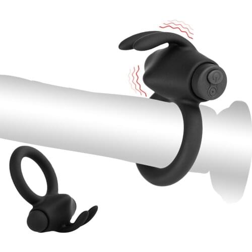 Penis Ring For Male Delay Ejaculation USB Charging Waterproof Vibrating Cock Ring Mute Vibration Massager Sex Toys for Adult Men