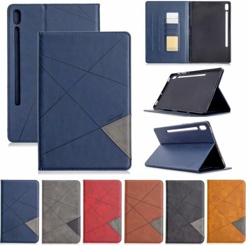 For Samsung Galaxy Tab S6 10.5 inch T860 Flip Leather Case Business Wallet Card Slots Stand Cover for Samsung Tab S6 SM-T865