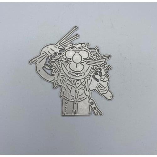 Rock musician Metal Cutting Dies Stencils For DIY Scrapbooking Album Paper Card Decorative Craft Embossing Die Cuts New 2019
